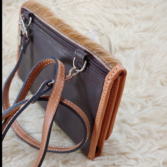 MONTANA WEST Tri-Fold Purse/Wallet-Hair-Brown - Picture 8 of 16